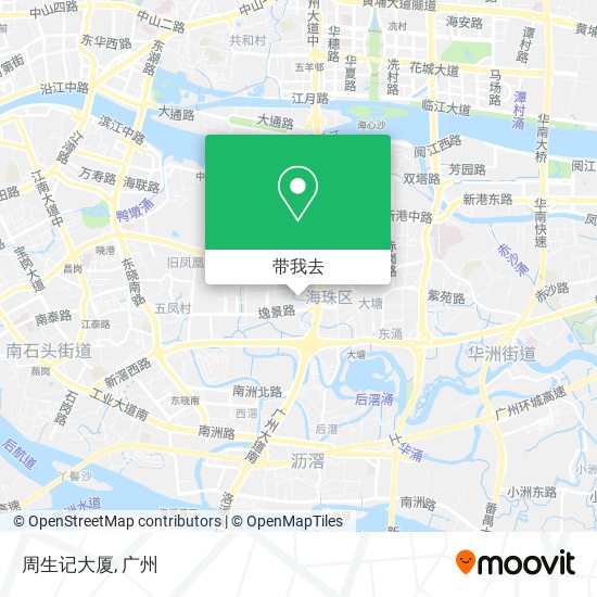 周生记大厦地图