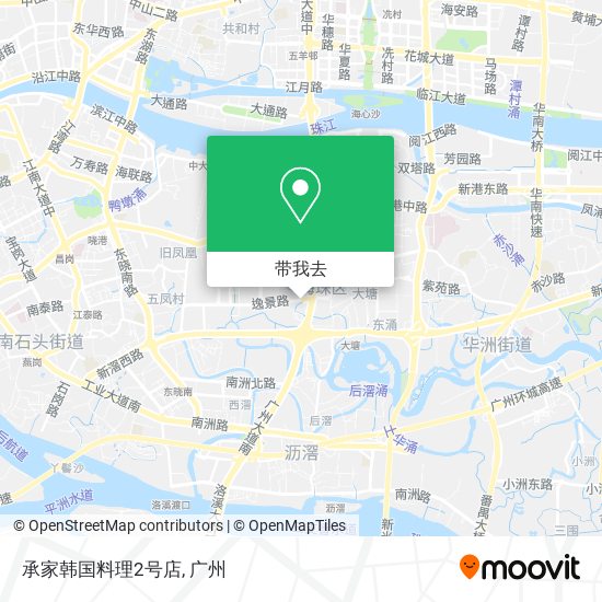 承家韩国料理2号店地图