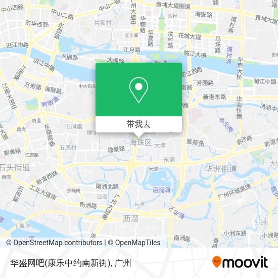 华盛网吧(康乐中约南新街)地图