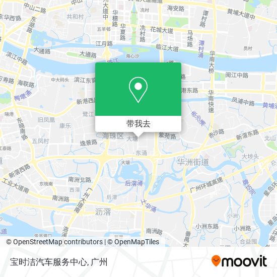 宝时洁汽车服务中心地图