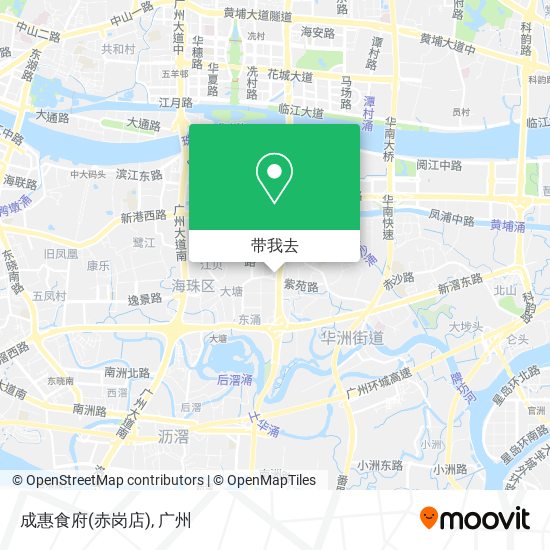 成惠食府(赤岗店)地图