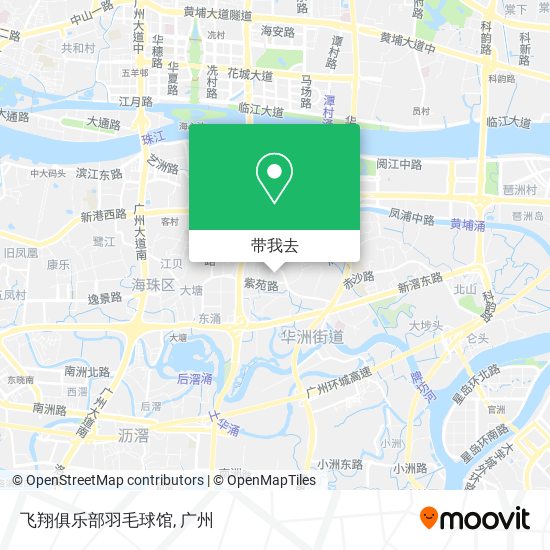 飞翔俱乐部羽毛球馆地图