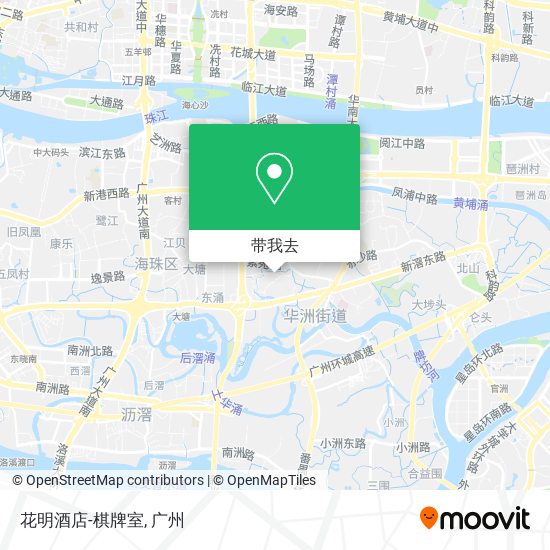 花明酒店-棋牌室地图