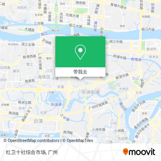 红卫十社综合市场地图