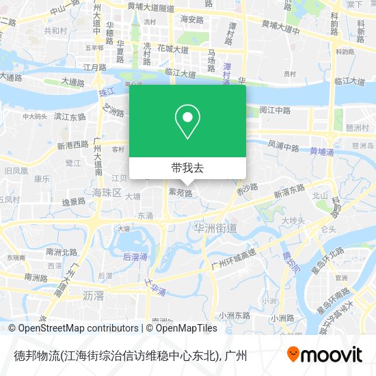 德邦物流(江海街综治信访维稳中心东北)地图