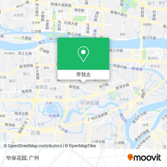 华保花园地图