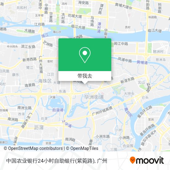 中国农业银行24小时自助银行(紫菀路)地图