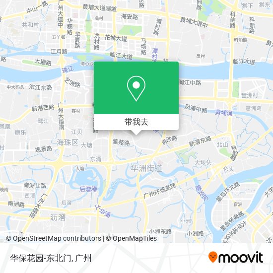 华保花园-东北门地图