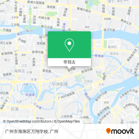 广州市海珠区万翔学校地图