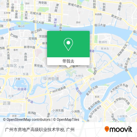 广州市房地产高级职业技术学校地图
