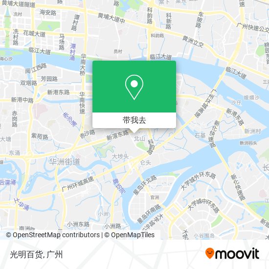 光明百货地图