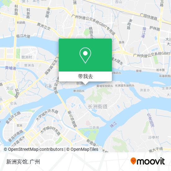 新洲宾馆地图
