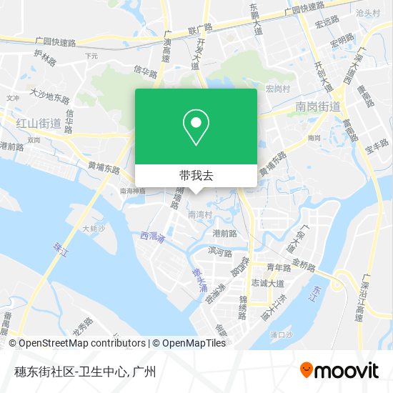 穗东街社区-卫生中心地图
