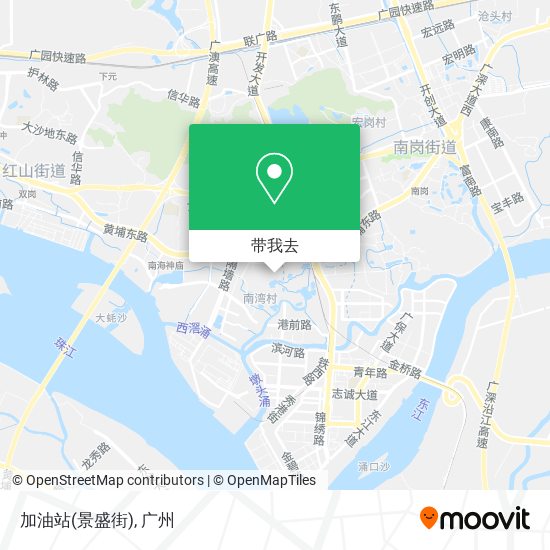加油站(景盛街)地图