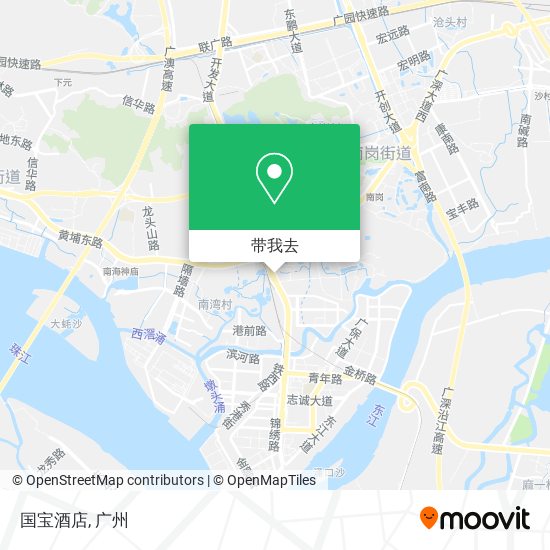 国宝酒店地图