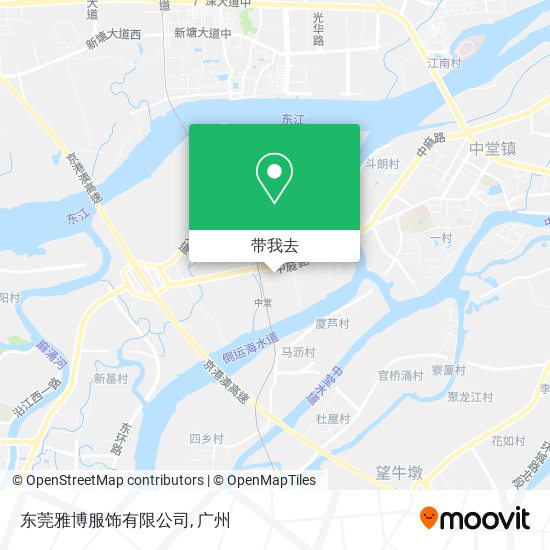 东莞雅博服饰有限公司地图