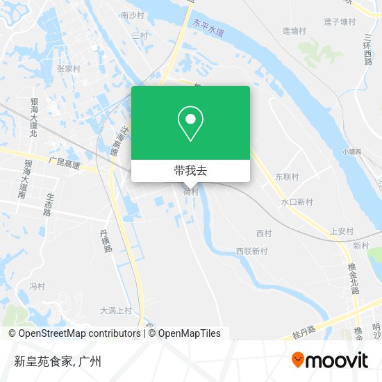 新皇苑食家地图