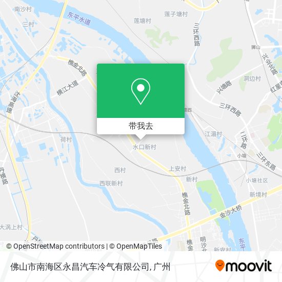 佛山市南海区永昌汽车冷气有限公司地图