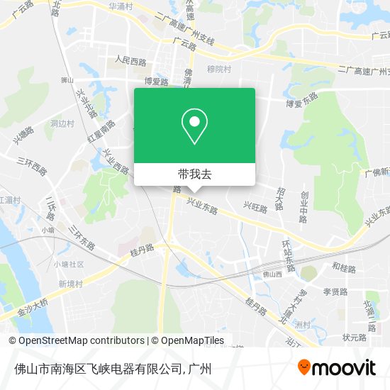 佛山市南海区飞峡电器有限公司地图