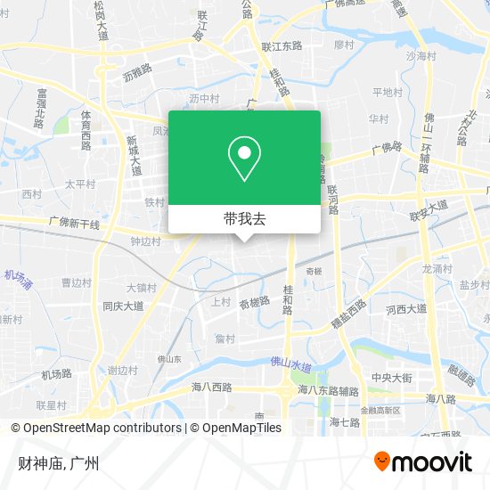 财神庙地图