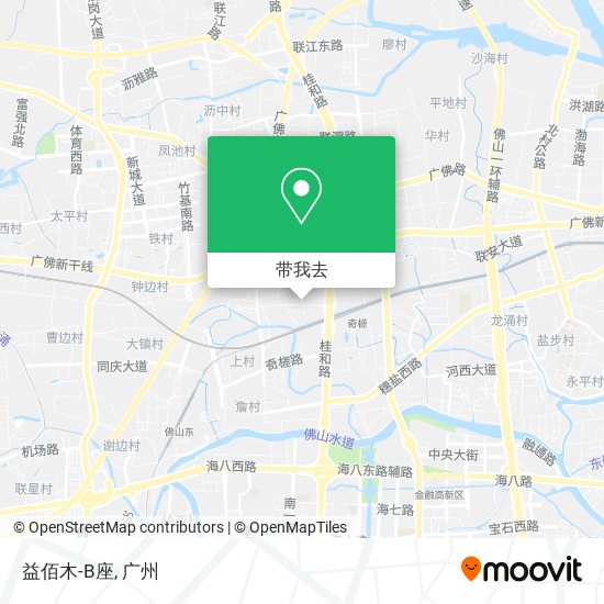 益佰木-B座地图