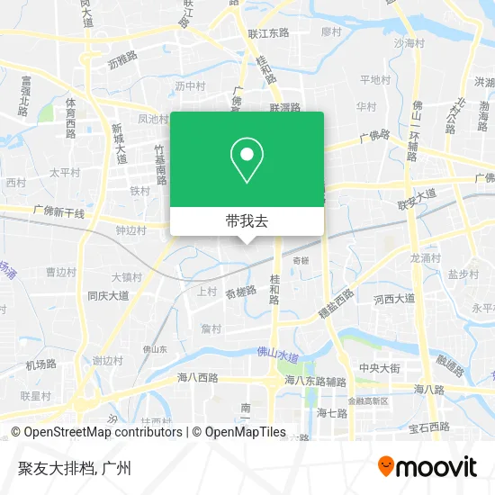 聚友大排档地图