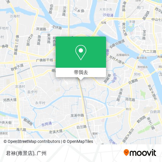 君禄(雍景店)地图