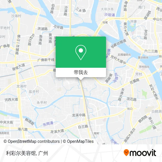 利彩尔美容馆地图