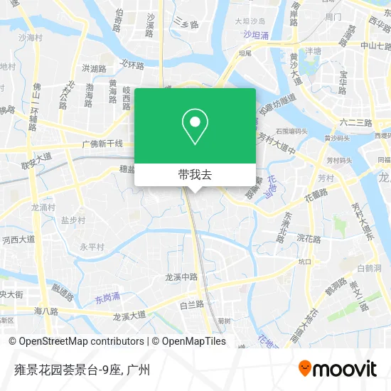 雍景花园荟景台-9座地图