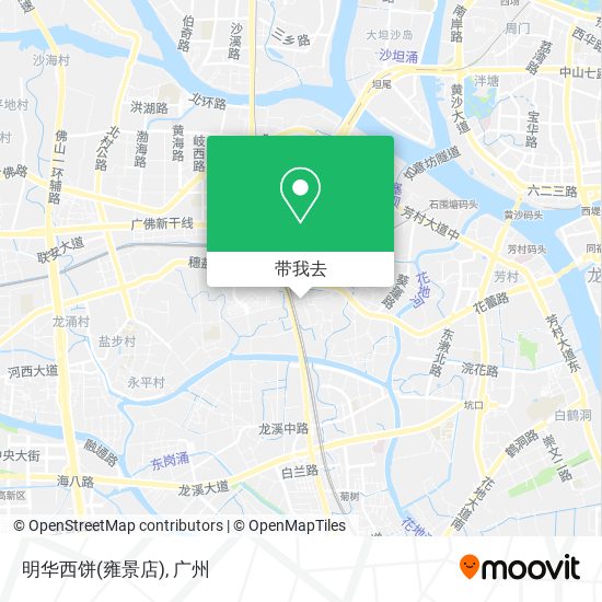 明华西饼(雍景店)地图