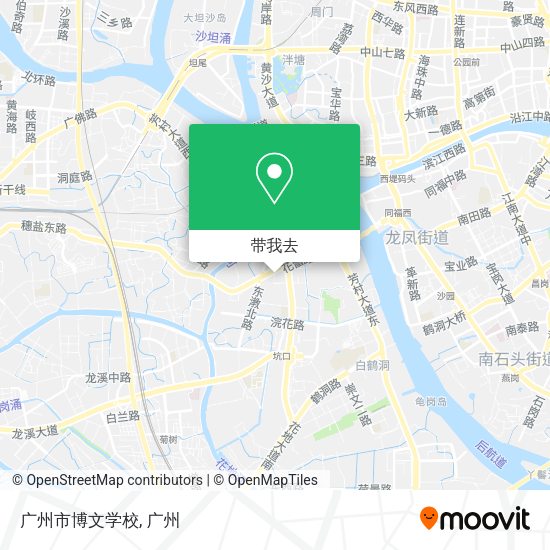 广州市博文学校地图
