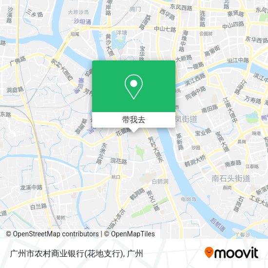 广州市农村商业银行(花地支行)地图