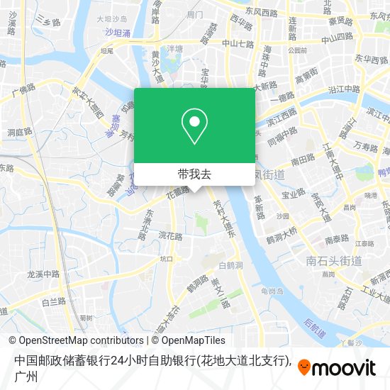 中国邮政储蓄银行24小时自助银行(花地大道北支行)地图