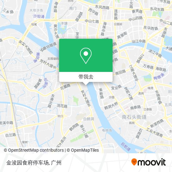 金浚园食府停车场地图