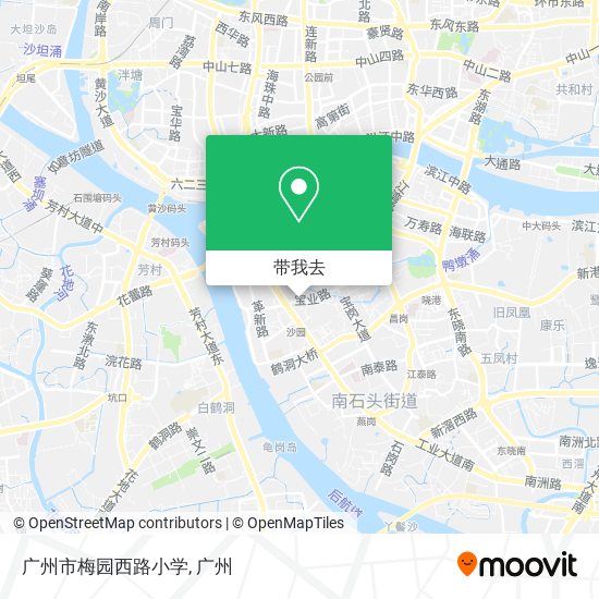 广州市梅园西路小学地图