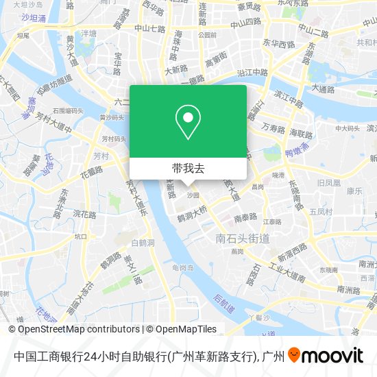 中国工商银行24小时自助银行(广州革新路支行)地图