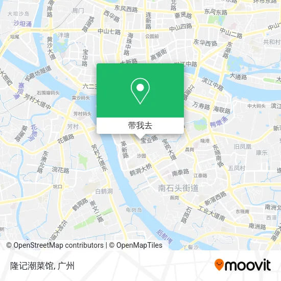 隆记潮菜馆地图