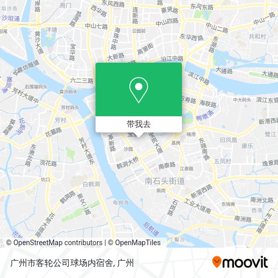 广州市客轮公司球场内宿舍地图