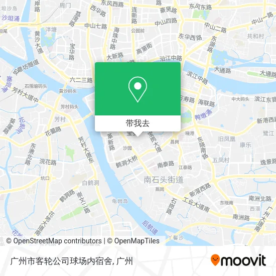 广州市客轮公司球场内宿舍地图