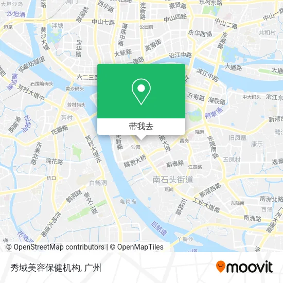 秀域美容保健机构地图