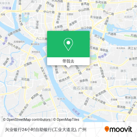 兴业银行24小时自助银行(工业大道北)地图