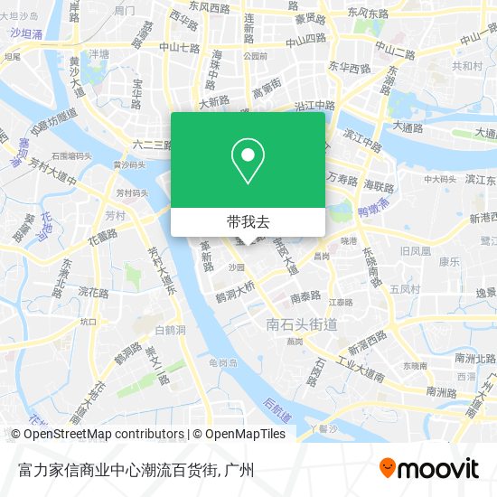 富力家信商业中心潮流百货街地图