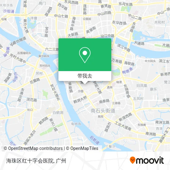 海珠区红十字会医院地图