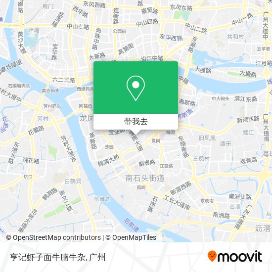 亨记虾子面牛腩牛杂地图
