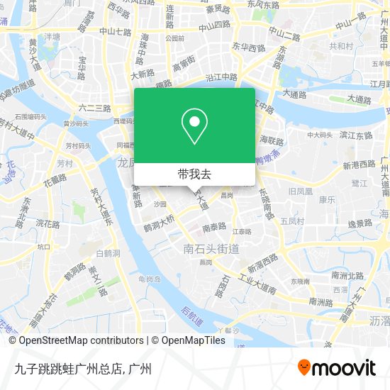 九子跳跳蛙广州总店地图