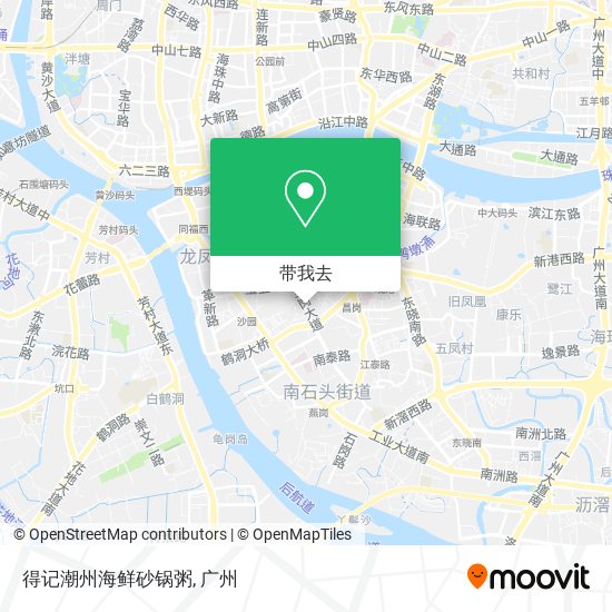 得记潮州海鲜砂锅粥地图
