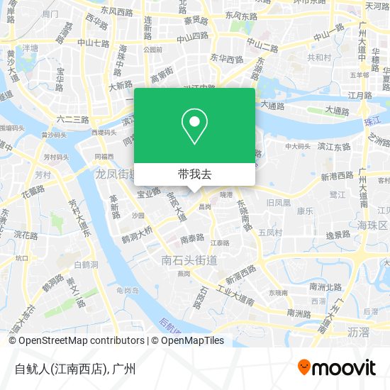 自鱿人(江南西店)地图