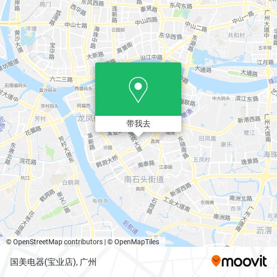 国美电器(宝业店)地图