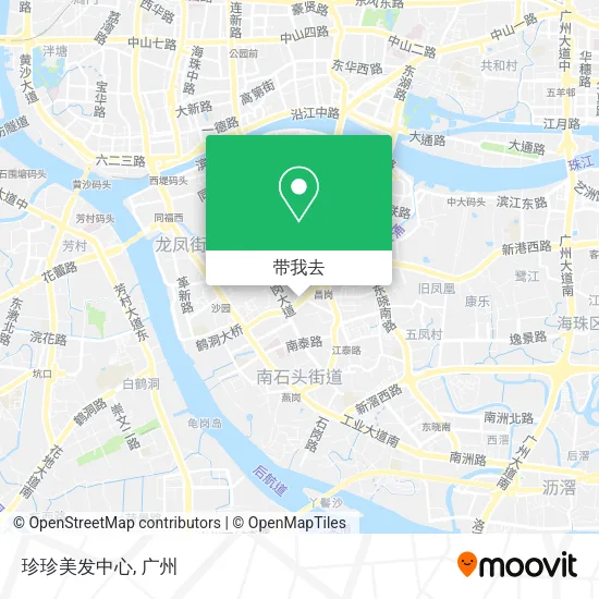 珍珍美发中心地图