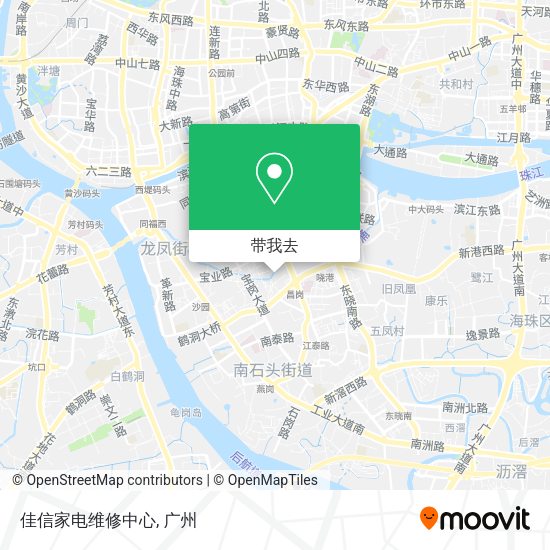 佳信家电维修中心地图